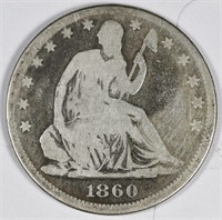 1860 Liberty Seated Half Dollar