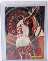 Michael Jordan Fleer '95-96 Hot Packs #2 Card