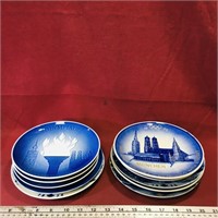 Lot Of 10 Royal Copenhagen Porcelain Plates
