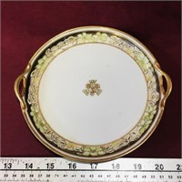 Handpainted / Decorated Handled Nippon Tray