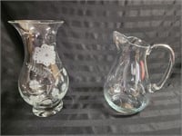 Large Pitcher and Vase