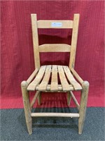 Primitive ladder back child’s chair