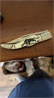 Panther lockback knife