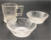 “ CANADIAN” and “ Bird and Branch” Glassware