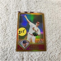 2003 Topps Chrome Gold Refractor 118/449 Woody