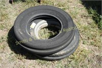 23 RIB TRACGTOR TIRES, ONE WITH RIM