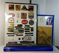 BOWLING PATCHES, FISHING POSTER, POSTERS