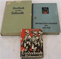 LOT OF 3 WWII GERMAN BOOKS ON MEDICAL JOURNAL,