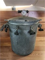 Large vintage pressure cooker