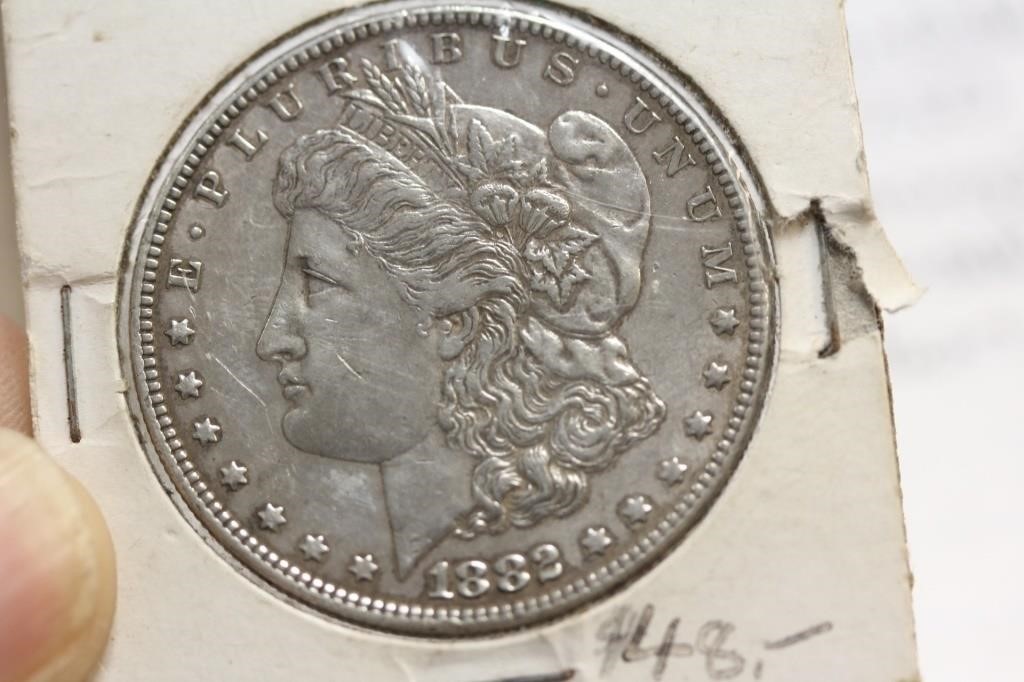 1882 Morgan Silver Dollar