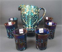 Imperial Electric Purple Tiger Lily 7 Pc Water Set