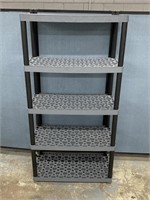 Plastic Shelf Unit 36"x18”x70.5”