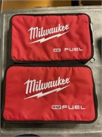 Milwaukee M12 Fuel Zippered Canvas Tool Case x 2