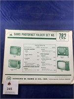 Vintage Sams Photofact Folder No 782 TVs