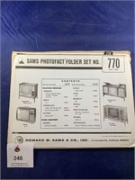 Vintage Sams Photofact Folder No 770 TVs