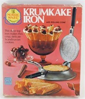* Vintage Nordic Ware Krumkake Iron in Box