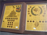 2 US coin sets WWII & OLD WEST INDIAN