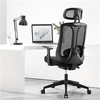 (N) Ergonomic Office Chair, 4 Gear Adjustable Home