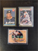 3 Nolan Ryan Baseball Cards