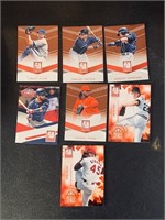 Seven 2015 Panini Elite Baseball Cards