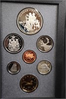 Royal Canadian mint double dollar proof set 1990