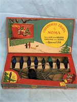 Antique Christmas Lights by Noma Light Set w/ Box