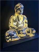 Light Up Stained Glass Buddha