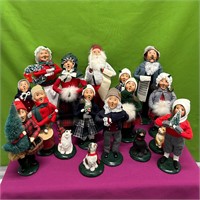 17 Byers Choice “The Carolers” 90s Figurines