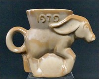 1979 Frankoma Democratic Party Donkey Mug