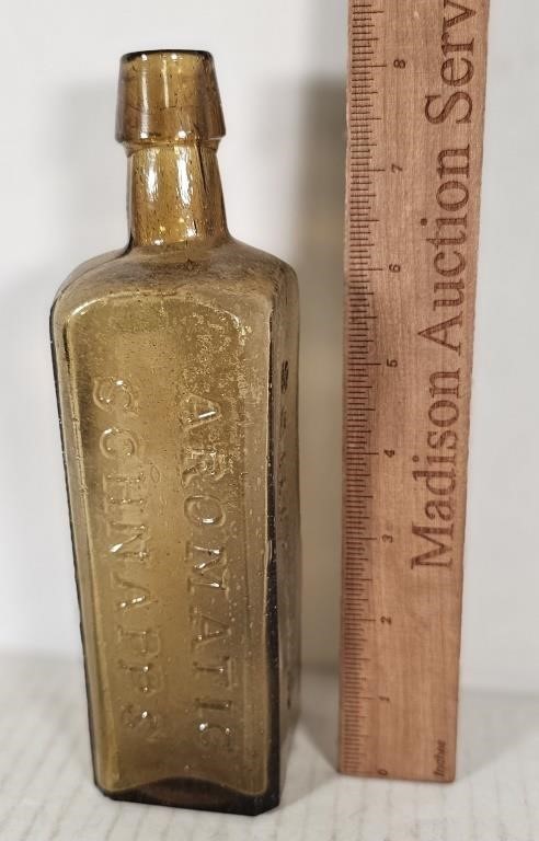 Early Aromatic Schnapps Bottle