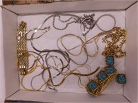 Gold & silver tone necklaces - Bracelet - & more