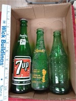 7up squrit and sprite bottles