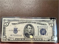 1934C $5. Silver Certificate - XF