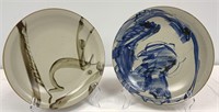 Artist Signed Ceramic Platters