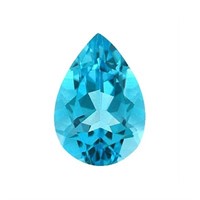 Genuine 8.30ct Pear Shape Swiss Blue Topaz