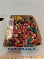 Box of assorted 12, 20, and .410 Shotgun shells