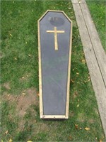 6ft Coffin Halloween decoration