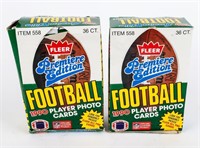 Sports Cards Fleer 1990 Football Unopened Boxes