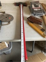 Wood handles axe