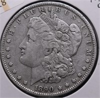 1890 O MORGAN DOLLAR XF