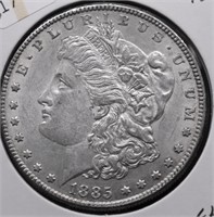 1885 CHOICE BU MORGAN DOLLAR