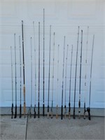 18 Fishing Rod Collection Length 4'-6" to 6'-6"