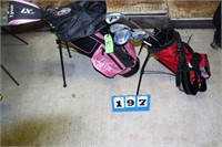 (1) Lynx Jr. Kid's Golf Bag, Used