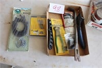 NEW TILE NIPPERS, TOOLS, TIE DOWN LOT