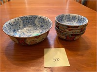 Asian serving bowl set #50