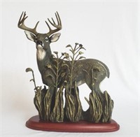 Danbury Mint White-Tailed Deer Sculpture Figure