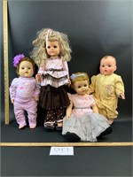 Lot of 4 Dolls - See Description