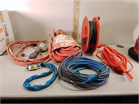 Extension Cords, Trouble Light, Chain Lock,