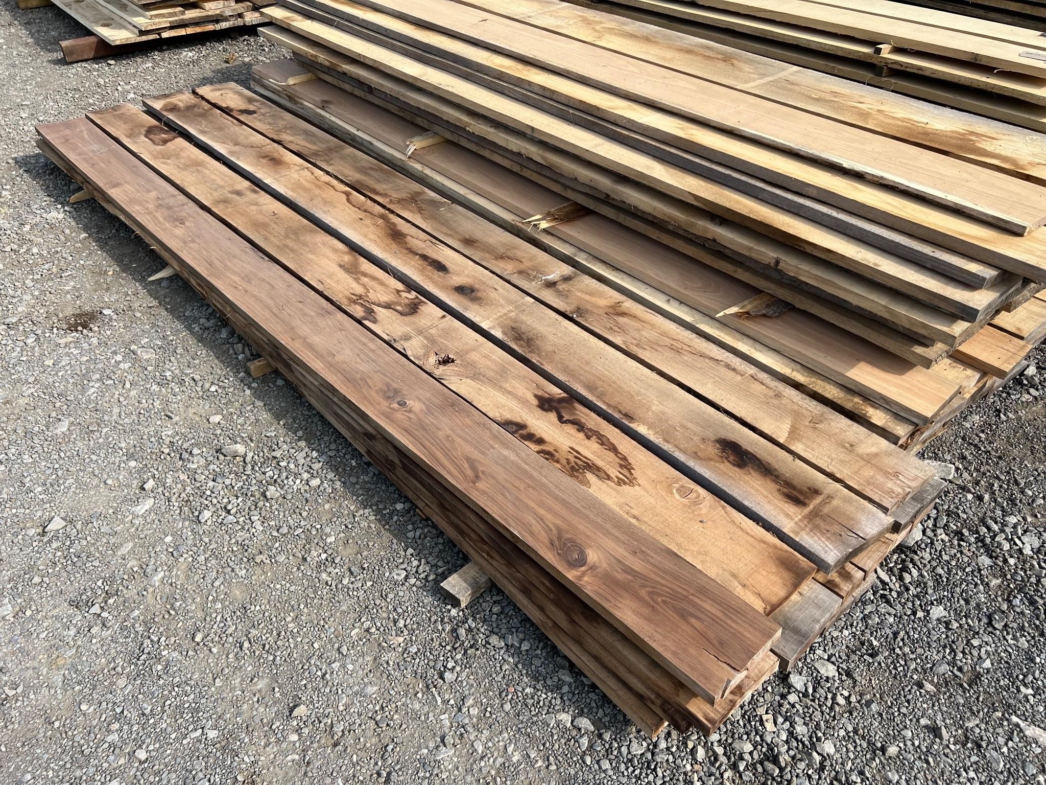 100+/- BdFt Walnut Rough Cut Lumber