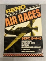 Reno ‘74 Natl. Championship Air Races Poster